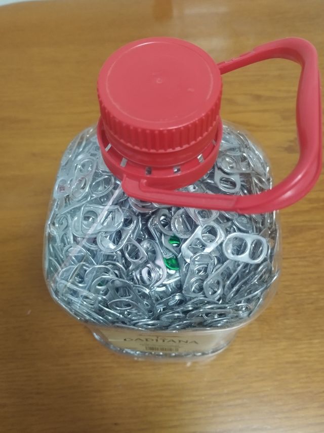 Anillas de Aluminio de Botes  Refrescos 