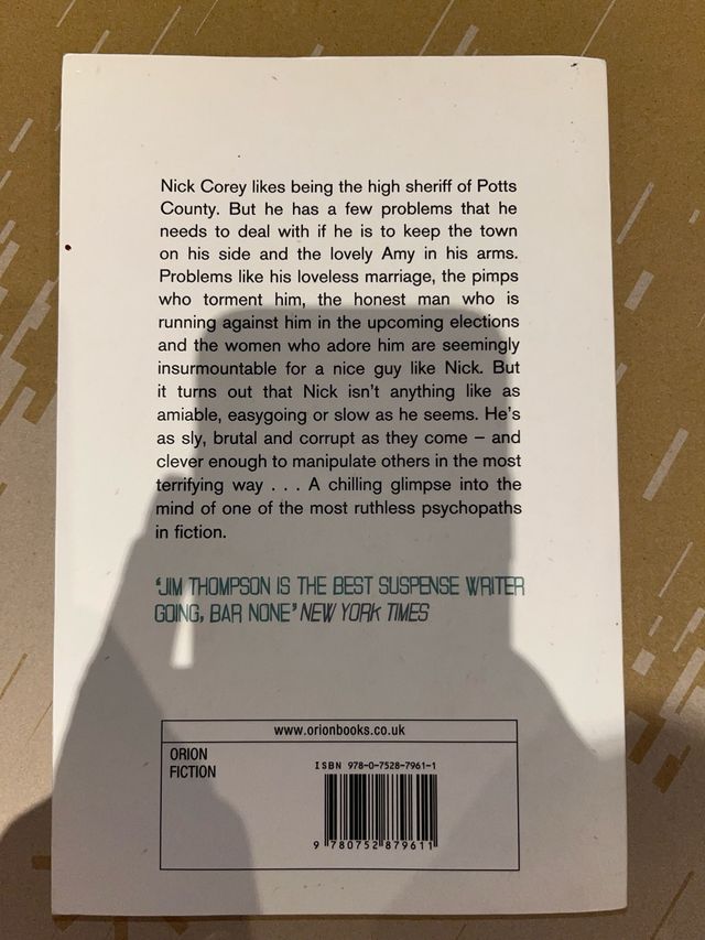 POP. 1280 (libro en ingles)