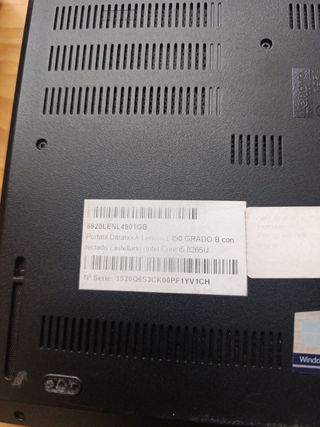 Portátil Lenovo thinkpad 14 pulgadas