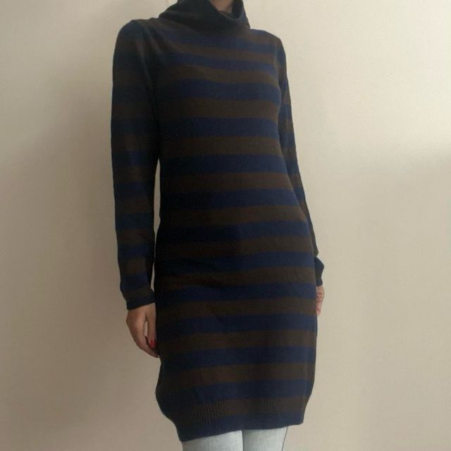 Vestito invernale a righe