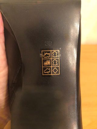 GUESS - botines piel negro tacones 39