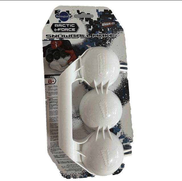 Molde  para hacer hasta 3 bolas de nieve