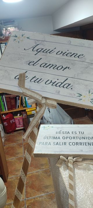 Pancarta para boda