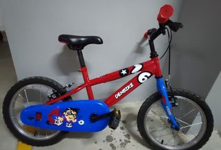 Bicicleta infantil unisex 16 pulgadas