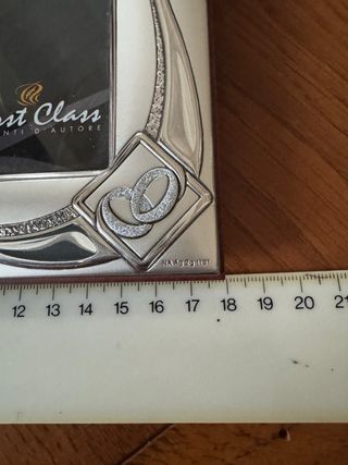 Cornice in argento 25 anniversario