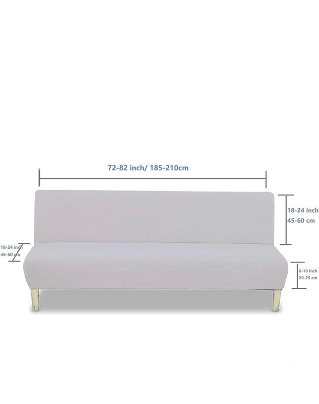 funda ajustable para sofa sin brazos