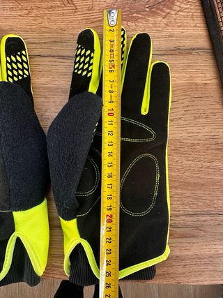 Guanti invernali da bici Decathlon riflettenti