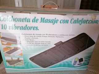 Colchoneta de masajes y calor