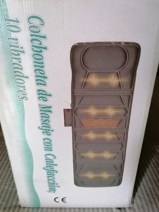 Colchoneta de masajes y calor