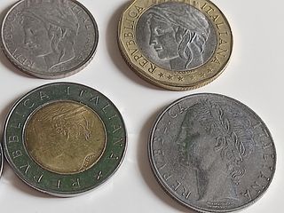 Lote 12 monedas italianas antiguas