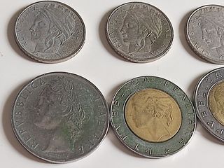 Lote 12 monedas italianas antiguas
