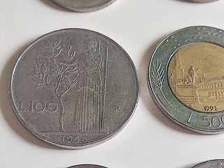 Lote 12 monedas italianas antiguas