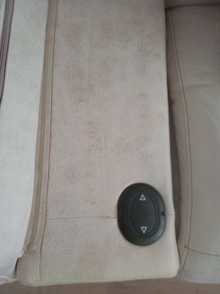 Sofá (eléctrico)3 plaza+diván+arcón y lámparas