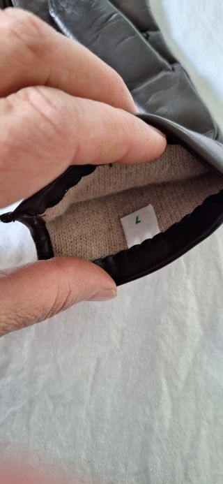 Guanti testa di moro in pelle