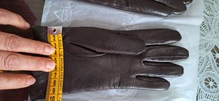 Guanti testa di moro in pelle