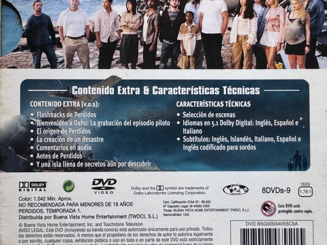 Serie 'Perdidos', tres primeras temporadas en DVD