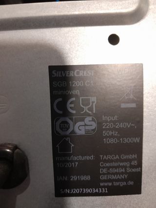 MINI-HORNO - ELECTRICO