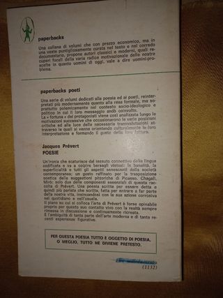 Libro poesie Prevert
