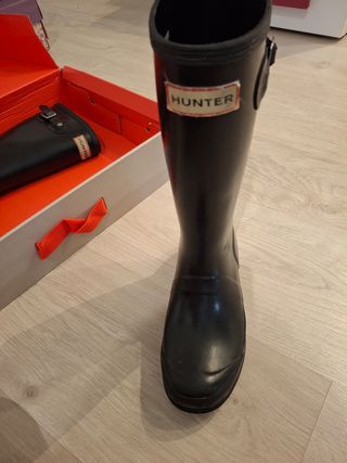 Botas de agua Hunter Negras Talla 33