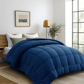 Edredón Cama Acolchado para camas 135/160 azul