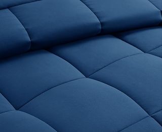 Edredón Cama Acolchado para camas 135/160 azul