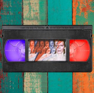 LAMPARA DAVID BOWIE VHS LED MULTICOLOR