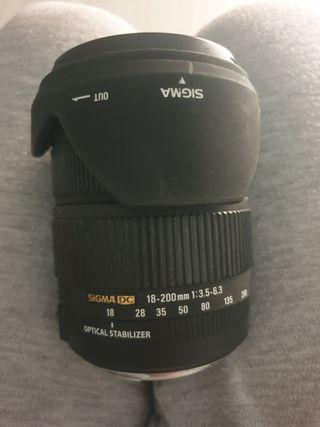 CANON REFLEX EOS 500D + OBJETIVO SIGMA 18-200MM