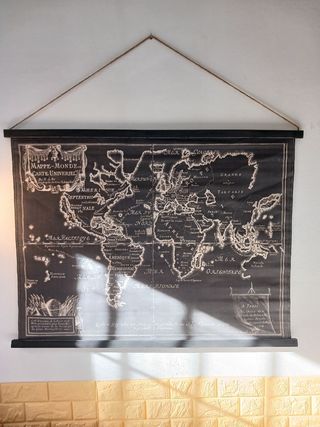 ANTIGUO MAPA MUNDI (1714) Nicolas de Fer
