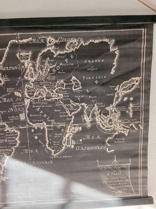 ANTIGUO MAPA MUNDI (1714) Nicolas de Fer