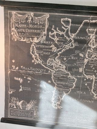 ANTIGUO MAPA MUNDI (1714) Nicolas de Fer