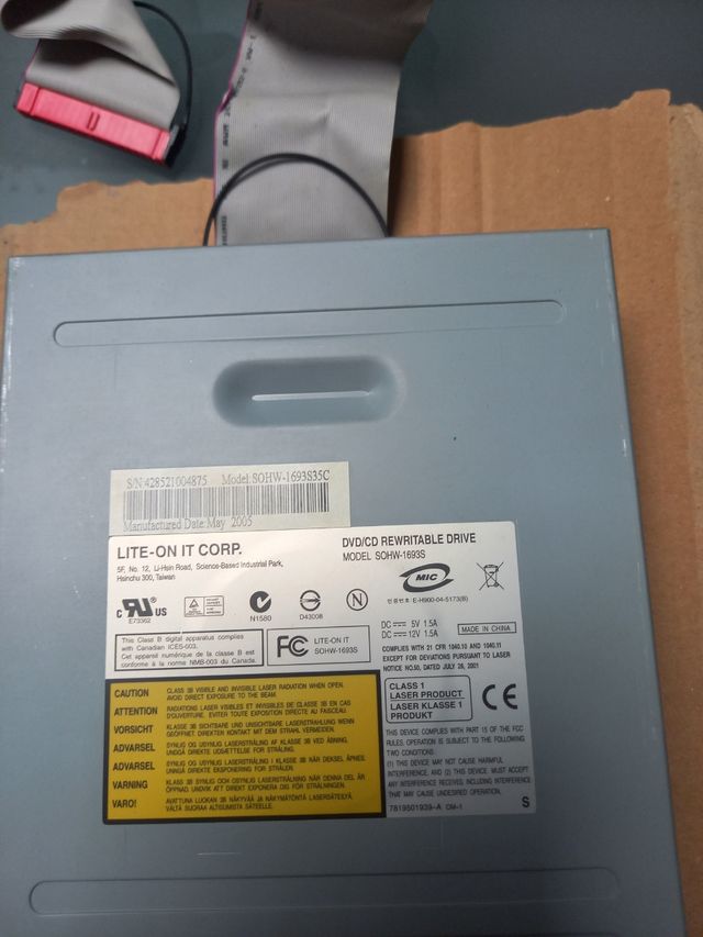 Lector DVD ordenador