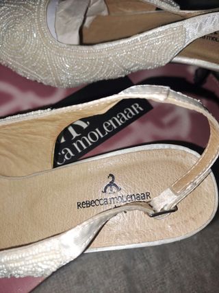 ZAPATOS REBECCA MOLENAAR, ITALIANOS. COMO NUEVOS.