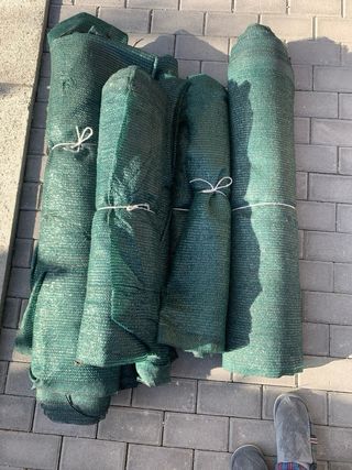 Malla ocultacion jardin