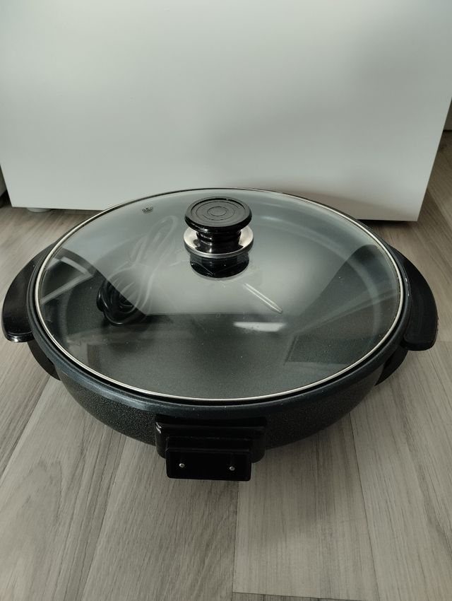 Pentola antiaderente elettrica per paella