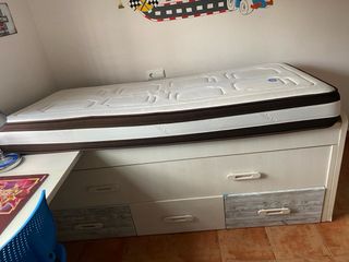 Dormitorio juvenil con colchones