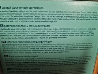 Esterilizador para microondas AVENT