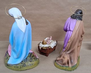 Figuras de Belén de estuco gran tamaño