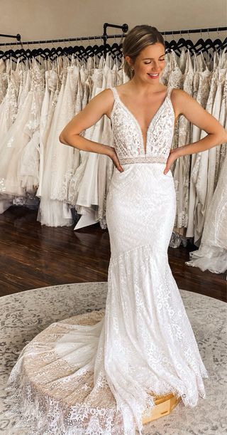 Precioso vestido novia Lillian West 66136