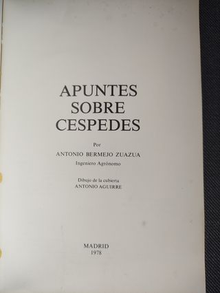 Apuntes sobre céspedes