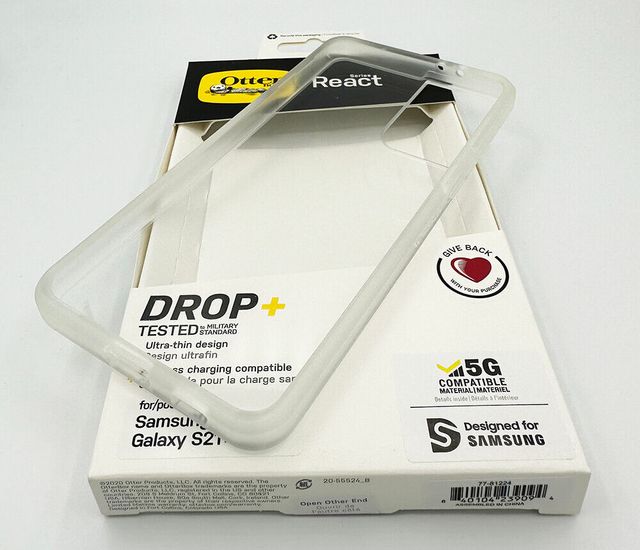 Custodia per Samsung Galaxy S21+ 5G, trasparente