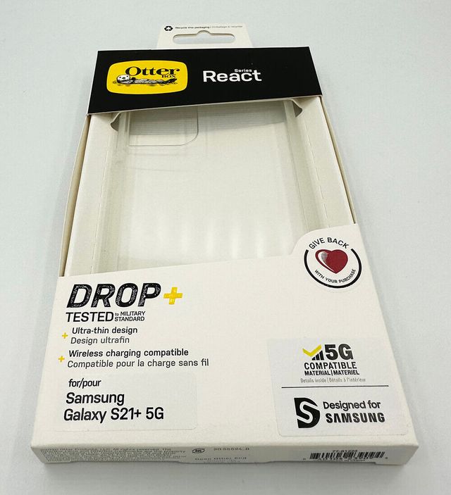 Custodia per Samsung Galaxy S21+ 5G, trasparente