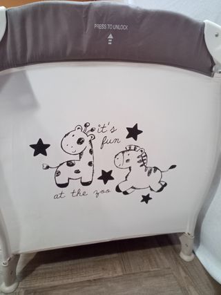 Parque cuna con cambiador