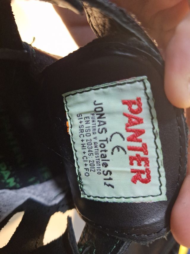 Zapatos de seguridad Panter