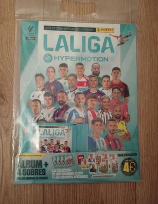 Album + 4 sobres liga hypermotion Panini