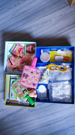 Conjunto de 3 juegos de mesa infantiles