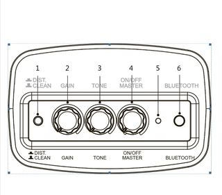 AMPLIFICADOR EK DE GUITARRA EKA05 PORT