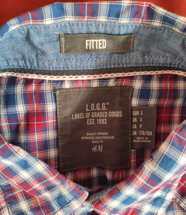 Camisa Vintage Western Dude Azul y Roja a Cuadros