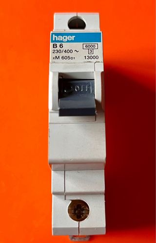 Magnetotermico 6A(NUEVO)
