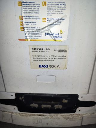 Caldera de gas roca novanox 24/24F para piezas