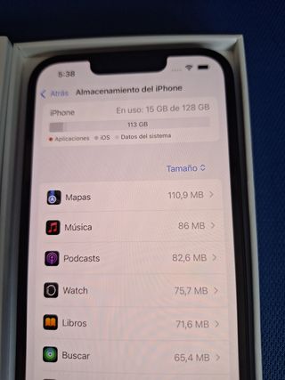 iPhone 13 Negro 128gb como nuevo